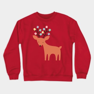 Deer Marshmallow Crewneck Sweatshirt